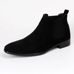 Max | Elegant suede-look boots for men.