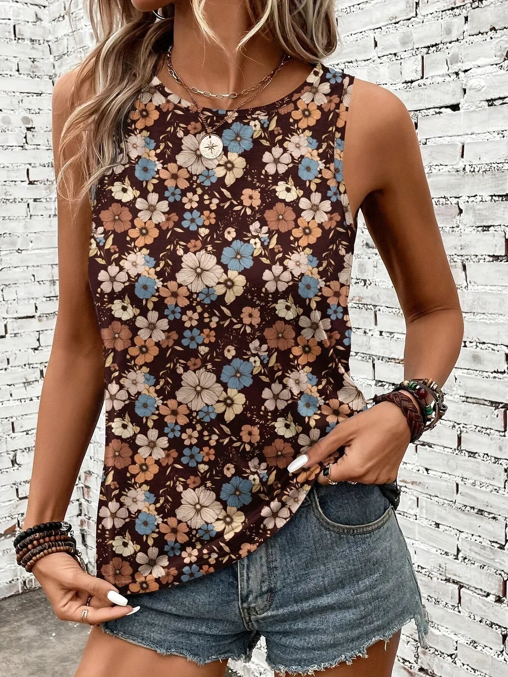REYA | COMFORTABLE FLORAL SUMMER TOP