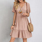 Solenne™ | Bohemian-Style Relaxed Dress