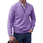 Evan | Men’s Knitted Half-Zip Pullover Jumper